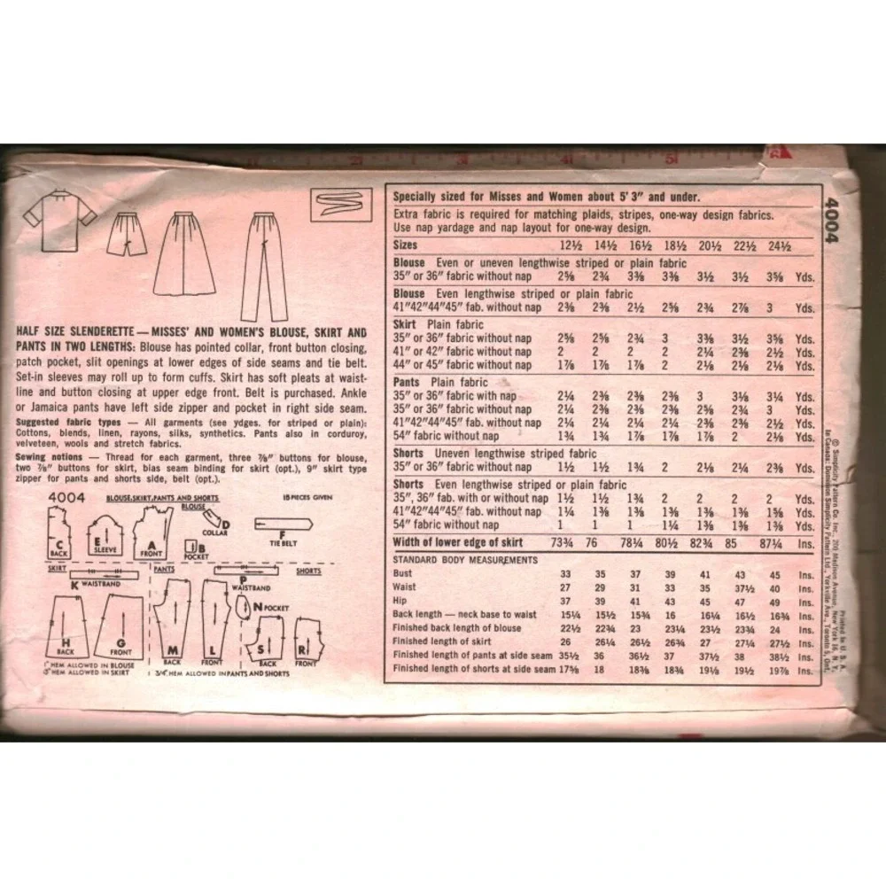 Simplicity vintage 1970s